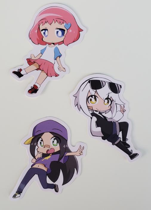 Yoridori Yotei Hinata Akiyama (Gen 1) - 2.5" Vinyl Die Cut Sticker