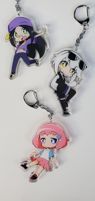 Yoridori Yotei DJ (Gen 1) - 3" Clear Acrylic Keychain