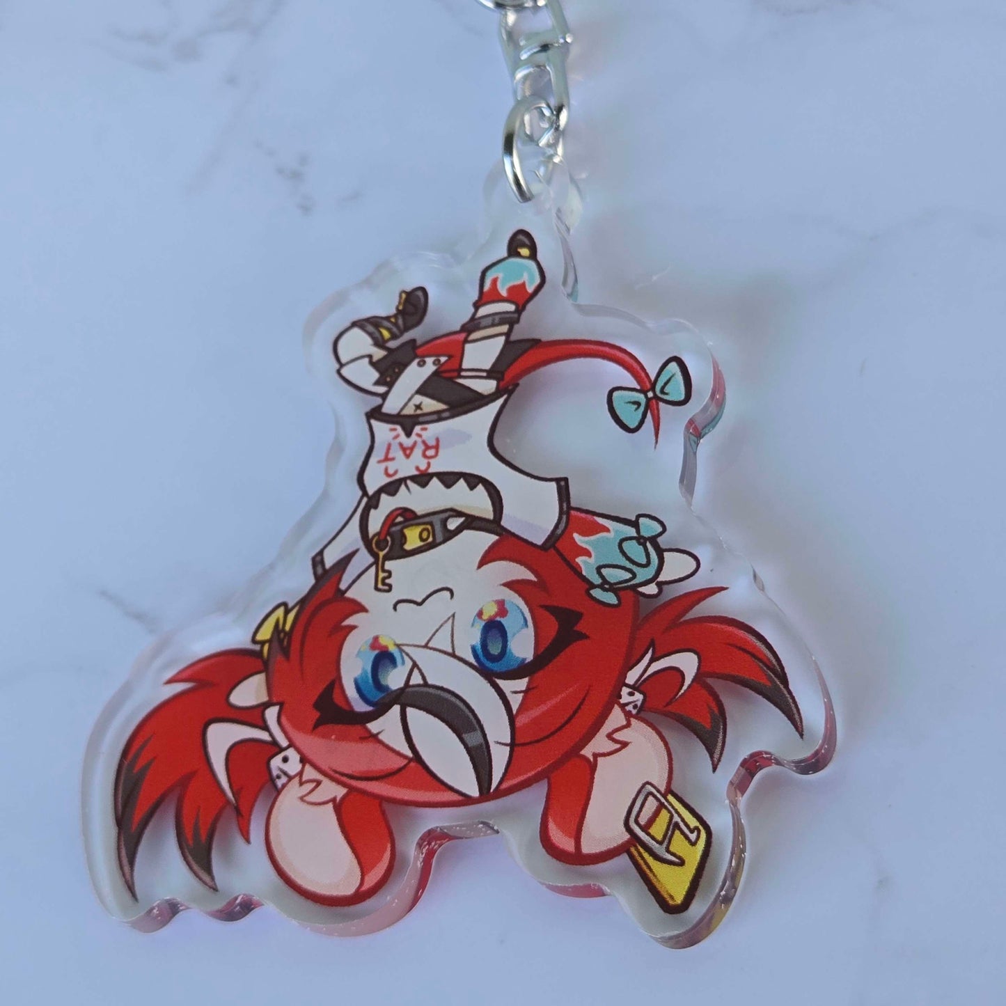 HoloEN Hakos Baelz - Keychain 2.5" Double Sided Acrylic Keychain