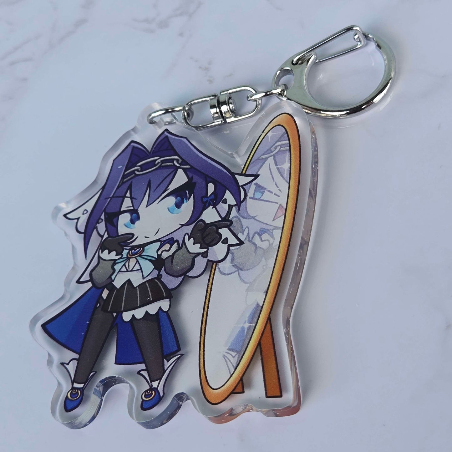 HoloEN Ouro Kronii - Keychain 2.5" Double Sided Acrylic Keychain