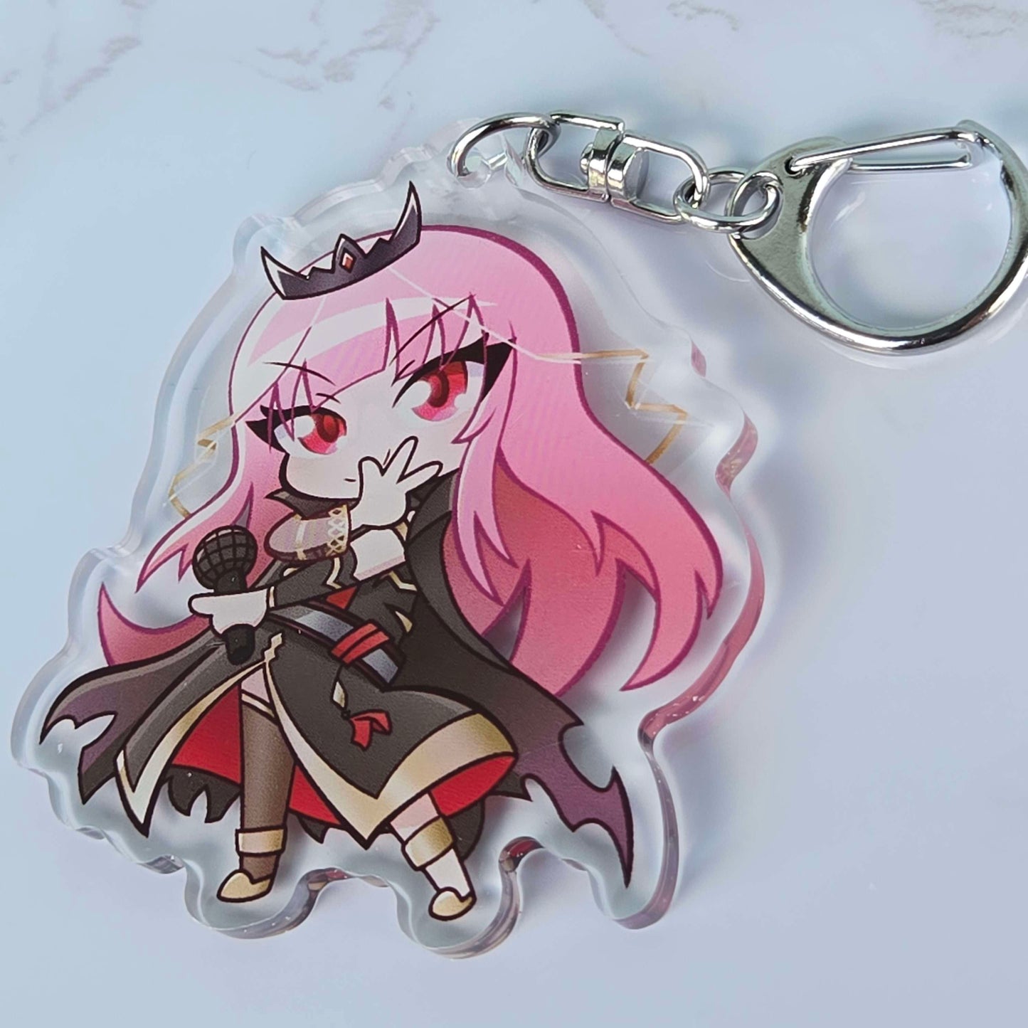 HoloEN Mori Calliope - Keychain 2.5" Double Sided Acrylic Keychain