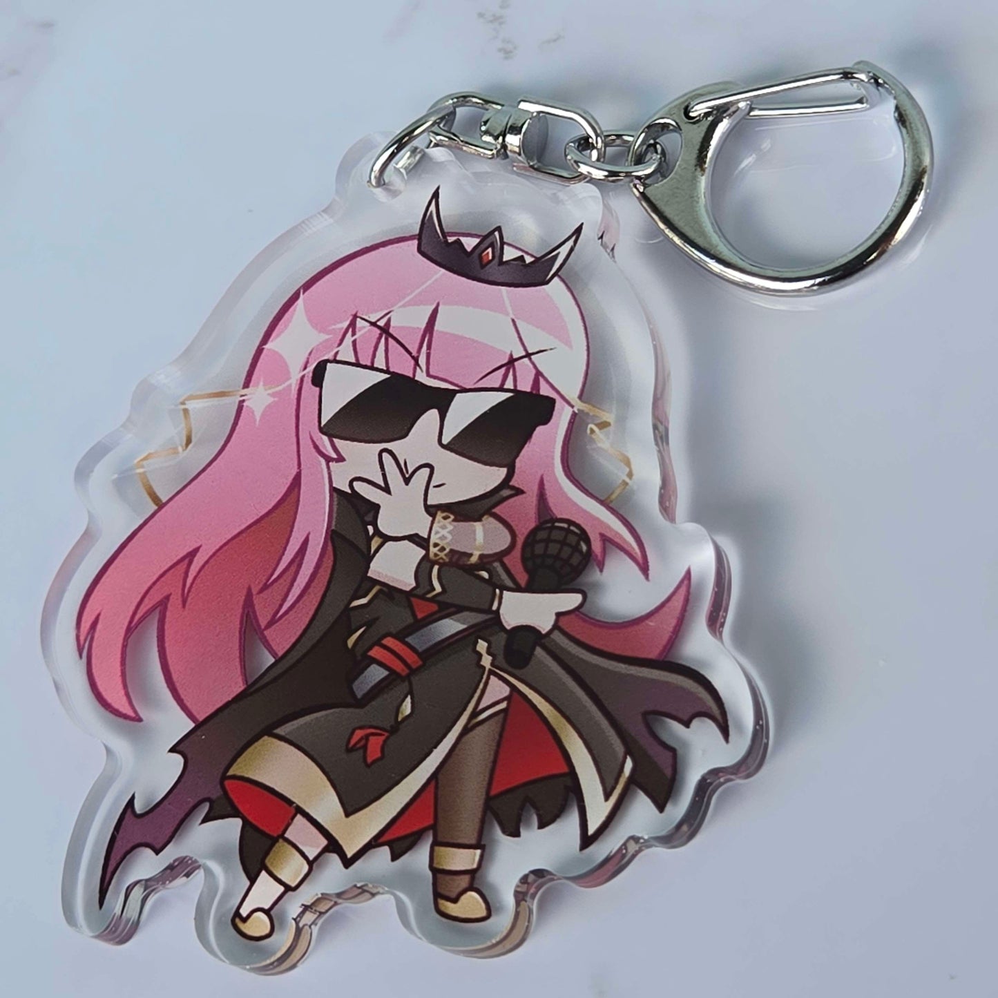 HoloEN Mori Calliope - Keychain 2.5" Double Sided Acrylic Keychain