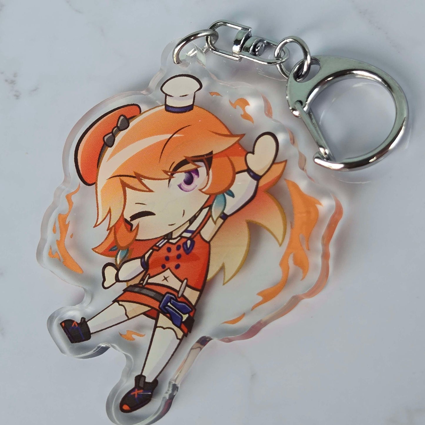 HoloEN Takanashi Kiara - Keychain 2.5" Double Sided Acrylic Keychain