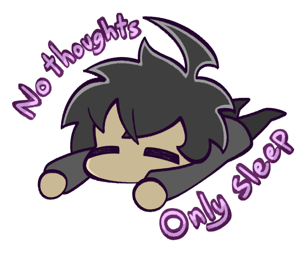 Asa Only Sleep - 2.5" Vinyl Die Cut Sticker